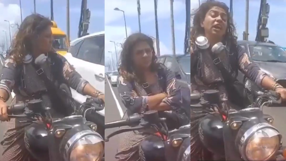 ‘Haath todd ke…’ Woman Biker’s Heated Altercation With Mumbai Cops